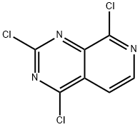 2,4,8-TRICHLOROPYRIDO[3,4-D]PYRIMIDINE 结构式