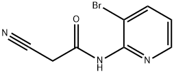N-(3-bromopyridin-2-yl)-2-cyanoacetamide 结构式