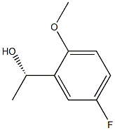 (S)-1-(5-氟-2-甲氧基苯基)乙-1-醇 结构式