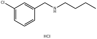 N-(3-Chlorobenzyl)-1-butanamine hydrochloride 结构式