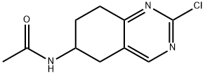 N-(2-Chloro-5,6,7,8-tetrahydro-quinazolin-6-yl)-acetamide 结构式