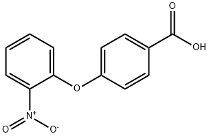 4-(2-硝基苯氧基)苯甲酸 结构式