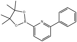 2-苯基-6-硼酸频那醇酯吡啶 结构式