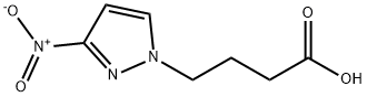 4-(3-硝基-1H-吡唑-1-基)丁酸 结构式