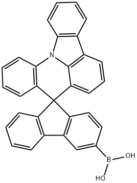 B-螺[芴-9,8'-吲哚[3,2,1-DE]吖啶]-3-硼酸 结构式