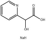 2-羟基-2-(吡啶-2-基)乙酸钠盐 结构式