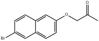 1-[(6-溴萘-2-基)氧代]丙烷-2-酮 结构式