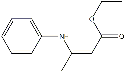 Ethyl 3-anilinocrotonate, 97% 结构式