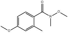 N,4-二甲氧基-N,2-二甲基苯甲酰胺 结构式