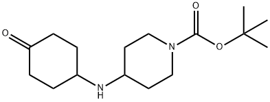 TERT-BUTYL 4-(4-OXOCYCLOHEXYLAMINO) PIPERIDINE-1-CARBOXYLATE 结构式