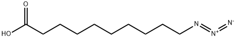 10-叠氮癸酸,10-AZIDO-DECANOIC ACID 结构式