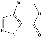 4-溴-1H-吡唑-5-羧酸甲酯 结构式