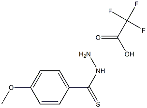 4-甲氧基苯并硫代酰肼 2,2,2-三氟醋酸盐 结构式