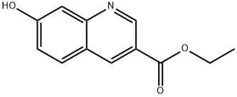7-羟基喹啉-3-羧酸乙酯 结构式
