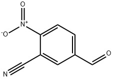 3-氰基-4-硝基苯甲醛 结构式