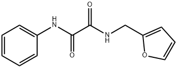 N'-苯基-N-糠基氧杂酰胺 结构式