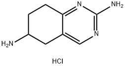 5,6,7,8-TETRAHYDROQUINAZOLINE-2,6-DIAMINE DIHYDROCHLORIDE 结构式