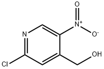 (2-氯-5-硝基吡啶-4-基)甲醇 结构式