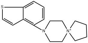 8-（苯并[b]噻吩-4-基）-5,8-二氮杂螺[4.5]癸-5-氯化铵 结构式