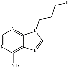 9H-Purin-6-amine, 9-(3-bromopropyl)- 结构式