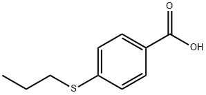 4-(n-Propylthio)benzoic acid 结构式