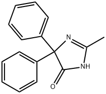 2-Methyl-5,5-diphenyl-3,5-dihydro-imidazol-4-one 结构式