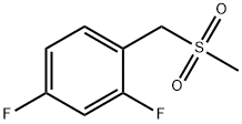 2,4-difluoro-1-(methylsulfonylmethyl)benzene 结构式