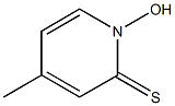 1-hydroxy-4-methylpyridine-2-thione 结构式