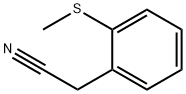 Benzeneacetonitrile,2-(methylthio)- 结构式