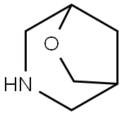 6-Oxa-3-aza-bicyclo[3.2.1]octane 结构式