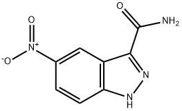 5-Nitro-1H-indazole-3-carboxamide 结构式