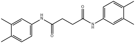 N,N'-bis(3,4-dimethylphenyl)succinamide 结构式