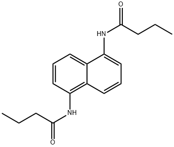 N,N'-1,5-naphthalenediyldibutanamide 结构式