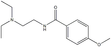 N-[2-(Diethylamino)ethyl]-4-methoxybenzamide, 97% 结构式