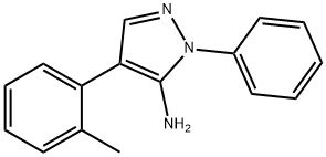 1-PHENYL-4-(O-TOLYL)-1H-PYRAZOLE-5-CARBOXAMIDE 结构式