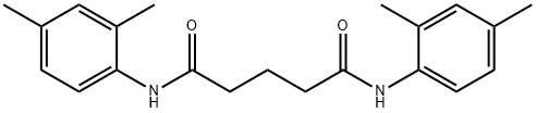 N,N'-bis(2,4-dimethylphenyl)pentanediamide 结构式