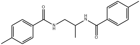 N,N'-1,2-propanediylbis(4-methylbenzamide) 结构式