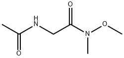 2-acetamido-N-methoxy-N-methylacetamide 结构式