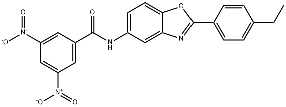 N-[2-(4-ethylphenyl)-1,3-benzoxazol-5-yl]-3,5-dinitrobenzamide