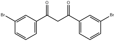 1,3-双(3-溴苯基)丙烷-1,3-二酮 结构式