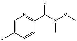 5-氯-N-甲氧基-N-甲基吡啶甲酰胺 结构式