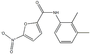 N-(2,3-dimethylphenyl)-5-nitro-2-furamide 结构式