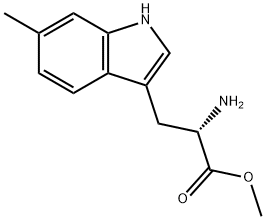 DL-6-甲基色氨酸甲酯 结构式