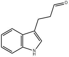 3-(1H-indol-3-yl)propionaldehyde 结构式