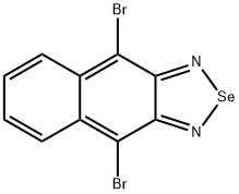 4,9-二溴萘并[2,3-C][1,2,5]硒二唑 结构式