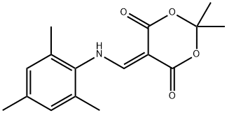 5-((mesitylamino)methylene)-2,2-dimethyl-1,3-dioxane-4,6-dione 结构式