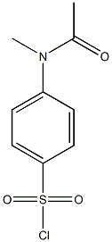 4-(N-甲基乙酰胺基)苯磺酰氯 结构式