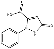 3-羟基-1-苯基-1H-吡唑-5-羧酸 结构式