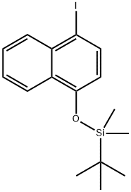 TERT-BUTYL((4-IODONAPHTHALEN-1-YL)OXY)DIMETHYLSILANE 结构式