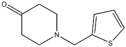 1-(thiophen-2-ylmethyl)piperidin-4-one 结构式